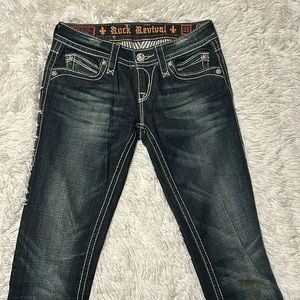 Genuine Rock Revival Straight Leg Jeans Size 25 Style: Trina
